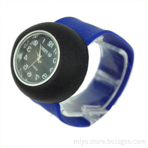 Children's Slap Watch in Silicone Case and Strap, Various Colors for Choice, Fancy and Beautiful